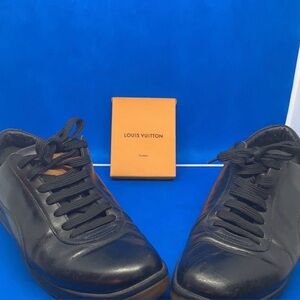 Authentic Louis Vuitton black sneakers